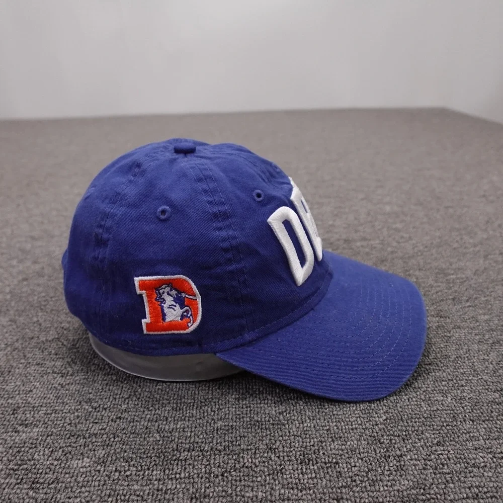 Denver Broncos Hat Cap Strap Back Womens One Size Blue NFL Football New Era